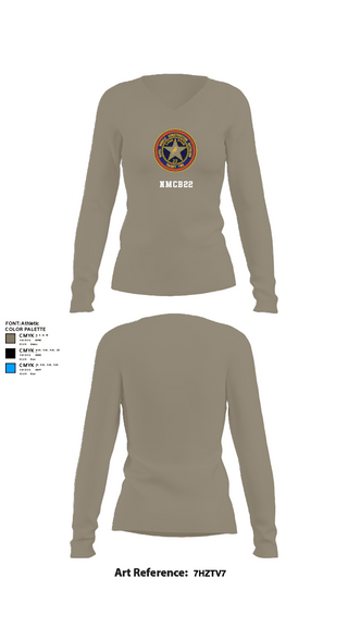 Women's Long Sleeve Vneck Shirt, Nmcb22, Navy, Teamtime, Team time, sublimation, custom sports apparel, team uniforms, spirit wear, spiritwear, sports uniforms, custom shirts, team store, custom team store, fundraiser sports, apparel fundraiser