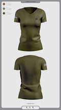 TFW S6 7101474 Women's Short Sleeve V-neck Shirt - 3
