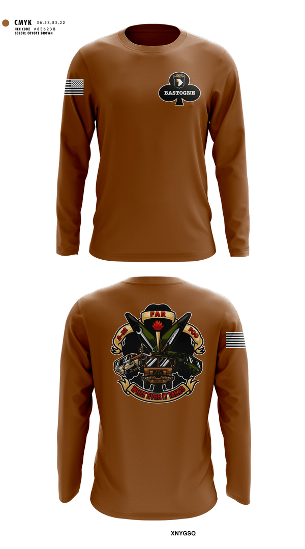 Long Sleeve Performance Shirt, F co. 2-32 FAR, Army, Teamtime, Team time, sublimation, custom sports apparel, team uniforms, spirit wear, spiritwear, sports uniforms, custom shirts, team store, custom team store, fundraiser sports, apparel fundraiser