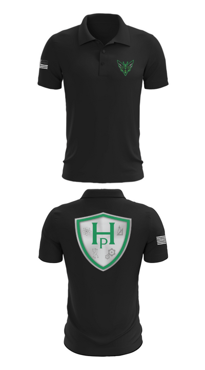 Highland Prep West Volleyball 62361985 Short Sleeve Performance Polo - 28