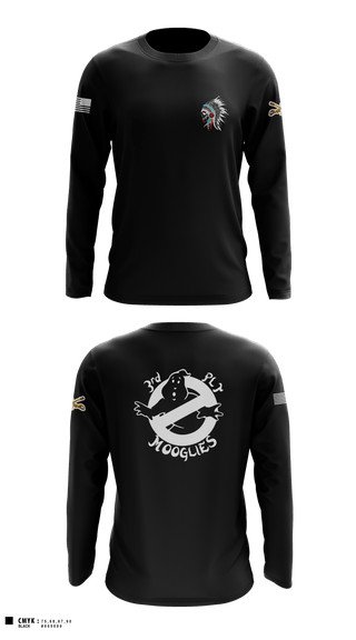 Long Sleeve Performance Shirt, 3rd PLT, Alpha Company, 2nd Cavalry 5th regiment, Army, Teamtime, Team time, sublimation, custom sports apparel, team uniforms, spirit wear, spiritwear, sports uniforms, custom shirts, team store, custom team store, fundraiser sports, apparel fundraiser