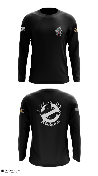 3rd PLT, Alpha Company, 2nd Cavalry 5th regiment 38799730 Long Sleeve Performance Shirt - 4