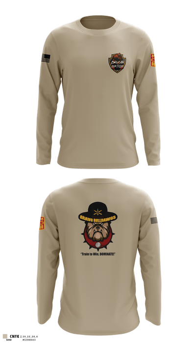 Bravo Bulldawgs 3-6 ADAR Long Sleeve Performance Shirt - 2