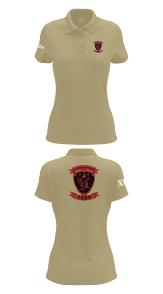 Women's Short Sleeve Performance Polo, FARP, Air Force, Teamtime, Team time, sublimation, custom sports apparel, team uniforms, spirit wear, spiritwear, sports uniforms, custom shirts, team store, custom team store, fundraiser sports, apparel fundraiser