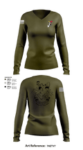 JSOTF-SOM FWD TAC 87386049 Women's Long Sleeve V-neck Shirt - 4