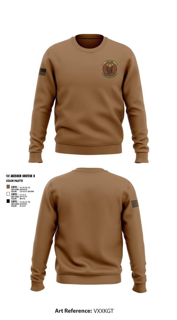Crew Neck Sweatshirt, ACC FARP, Air Force, Teamtime, Team time, sublimation, custom sports apparel, team uniforms, spirit wear, spiritwear, sports uniforms, custom shirts, team store, custom team store, fundraiser sports, apparel fundraiser