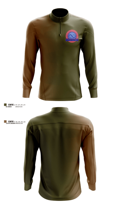 Tennessee College of Applied Technology- Clarksville 91514519 Quarter Zip Jacket - 1