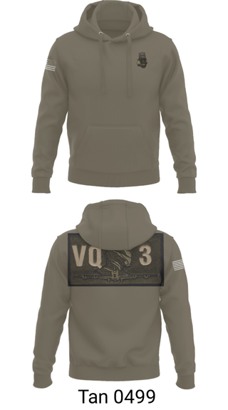 Hoodie, VQ-3 DET TRVS, Navy, Teamtime, Team time, sublimation, custom sports apparel, team uniforms, spirit wear, spiritwear, sports uniforms, custom shirts, team store, custom team store, fundraiser sports, apparel fundraiser