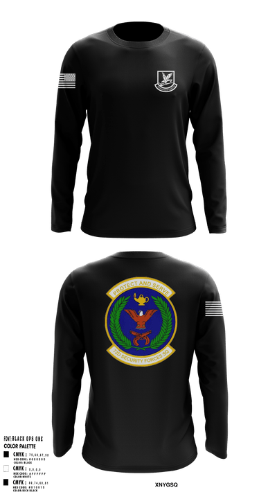 72nd SFS 70579438 Long Sleeve Performance Shirt - 1