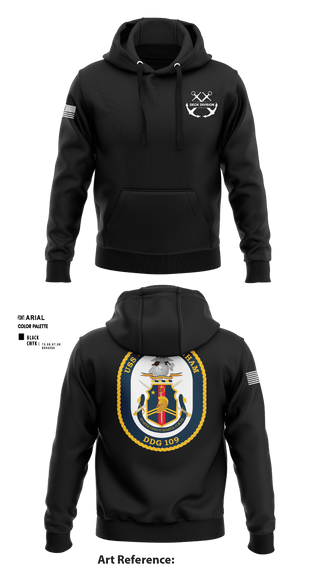 Hoodie, Jason Dunham Deck Division, Navy, Teamtime, Team time, sublimation, custom sports apparel, team uniforms, spirit wear, spiritwear, sports uniforms, custom shirts, team store, custom team store, fundraiser sports, apparel fundraiser