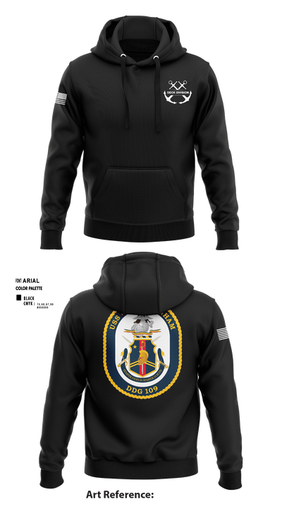 Jason Dunham Deck Division 54817765 Hoodie - 1