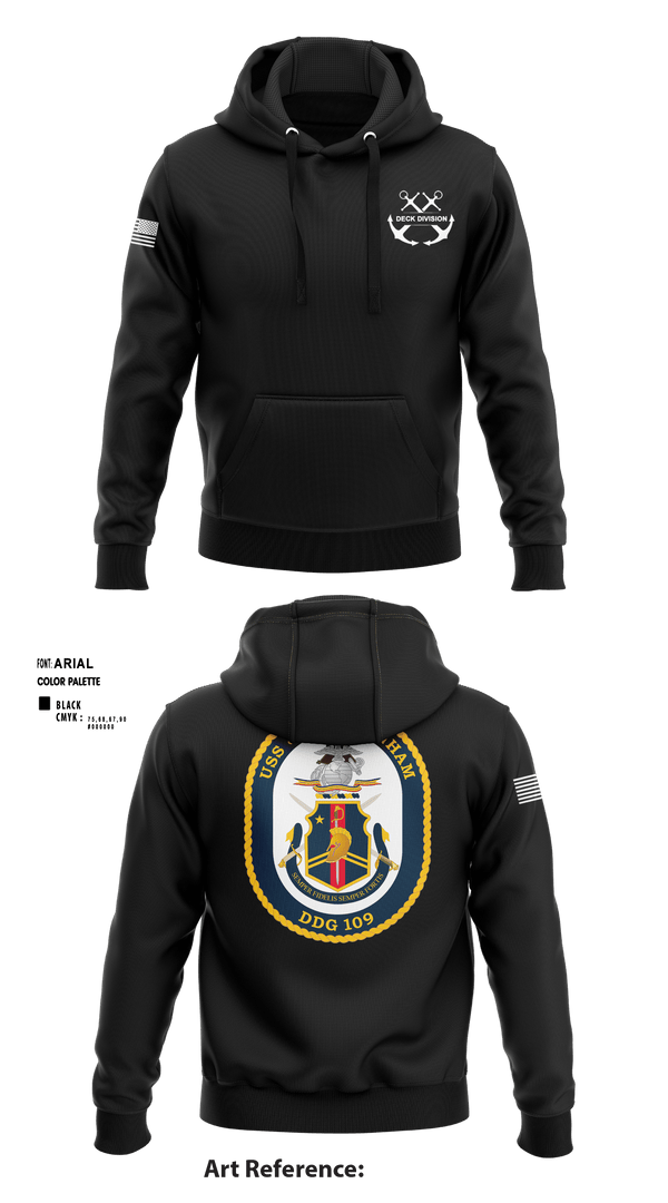 Hoodie, Jason Dunham Deck Division, Navy, Teamtime, Team time, sublimation, custom sports apparel, team uniforms, spirit wear, spiritwear, sports uniforms, custom shirts, team store, custom team store, fundraiser sports, apparel fundraiser