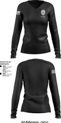 P2 Patrol 34786629 Women's Long Sleeve V-neck Shirt - 2