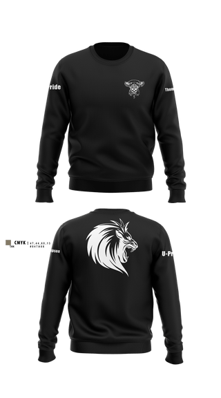 Crew Neck Sweatshirt, U Pride, Army, Teamtime, Team time, sublimation, custom sports apparel, team uniforms, spirit wear, spiritwear, sports uniforms, custom shirts, team store, custom team store, fundraiser sports, apparel fundraiser