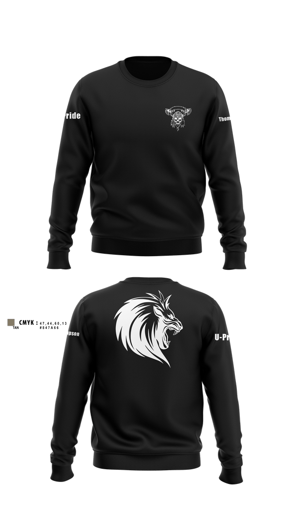 Crew Neck Sweatshirt, U Pride, Army, Teamtime, Team time, sublimation, custom sports apparel, team uniforms, spirit wear, spiritwear, sports uniforms, custom shirts, team store, custom team store, fundraiser sports, apparel fundraiser