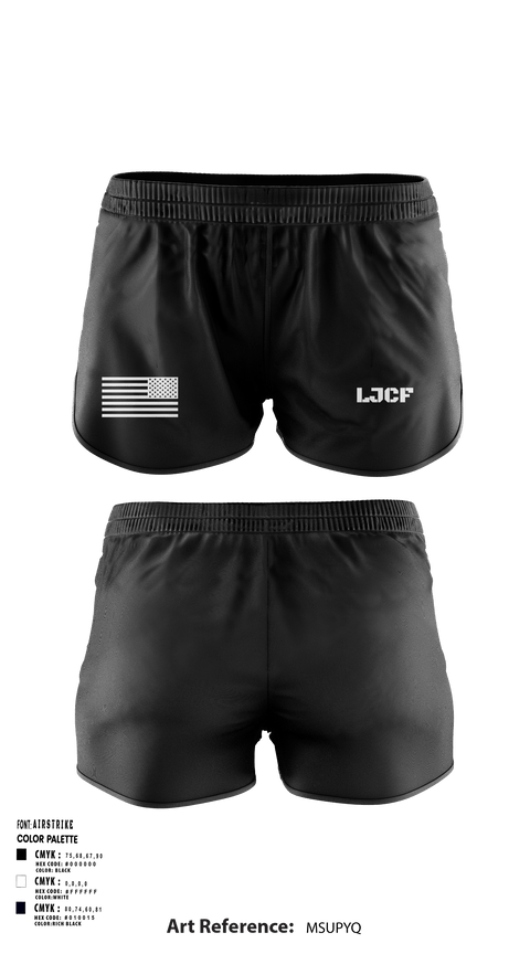 Women's Shorts, LJCF, Police, Teamtime, Team time, sublimation, custom sports apparel, team uniforms, spirit wear, spiritwear, sports uniforms, custom shirts, team store, custom team store, fundraiser sports, apparel fundraiser