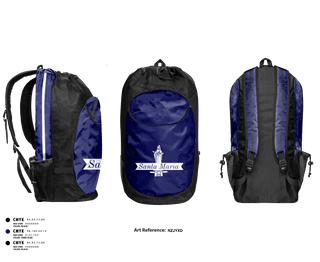 Gear Bag, Santa Maria, Men's Soccer, Teamtime, Team time, sublimation, custom sports apparel, team uniforms, spirit wear, spiritwear, sports uniforms, custom shirts, team store, custom team store, fundraiser sports, apparel fundraiser