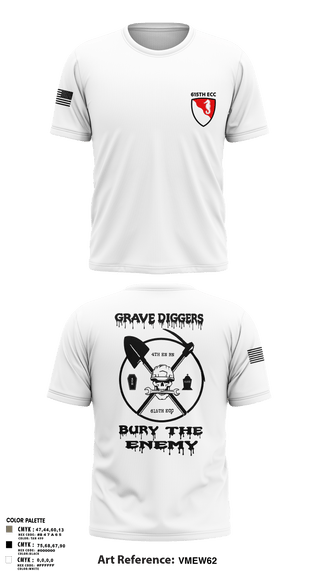 Old School Cotton Feel Shirt, 615TH ECC, , Teamtime, Team time, sublimation, custom sports apparel, team uniforms, spirit wear, spiritwear, sports uniforms, custom shirts, team store, custom team store, fundraiser sports, apparel fundraiser