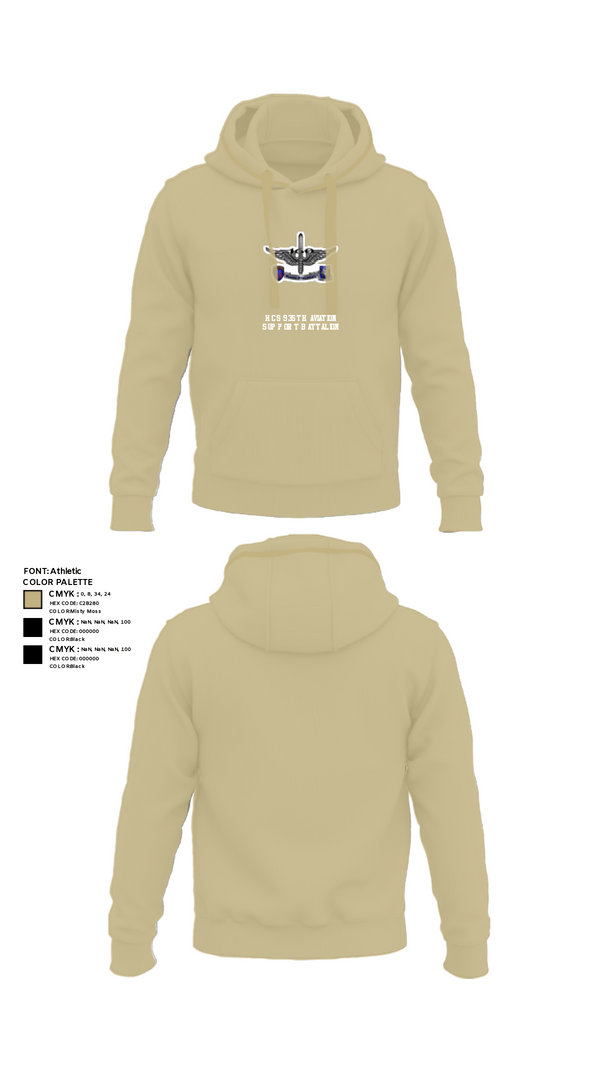 Hoodie, HCS 935th Aviation support battalion, , Teamtime, Team time, sublimation, custom sports apparel, team uniforms, spirit wear, spiritwear, sports uniforms, custom shirts, team store, custom team store, fundraiser sports, apparel fundraiser