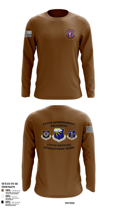 137th AES 88238896 Long Sleeve Performance Shirt - 3
