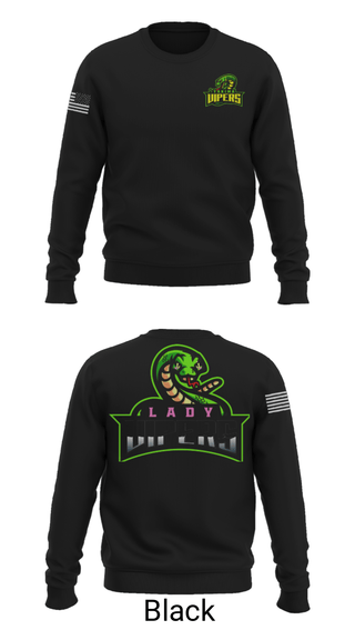 Crew Neck Sweatshirt, Yakima Vipers, Football, Teamtime, Team time, sublimation, custom sports apparel, team uniforms, spirit wear, spiritwear, sports uniforms, custom shirts, team store, custom team store, fundraiser sports, apparel fundraiser