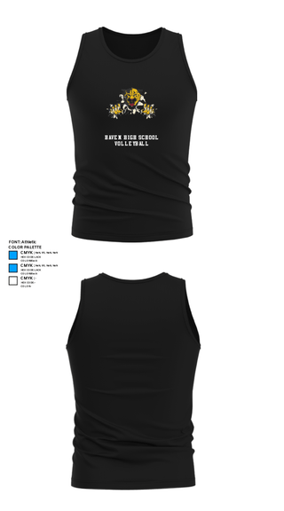 Tank Top, Haven High School Volleyball, Women's Volleyball, Teamtime, Team time, sublimation, custom sports apparel, team uniforms, spirit wear, spiritwear, sports uniforms, custom shirts, team store, custom team store, fundraiser sports, apparel fundraiser