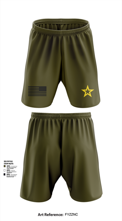 USAREC Athletic Shorts With Pockets - 24