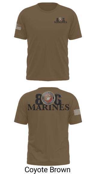 Short Sleeve Performance Shirt, 806 Marines, Marines, Teamtime, Team time, sublimation, custom sports apparel, team uniforms, spirit wear, spiritwear, sports uniforms, custom shirts, team store, custom team store, fundraiser sports, apparel fundraiser