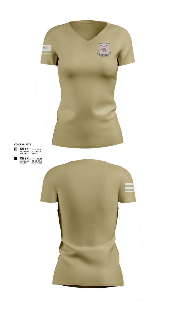 Women's Short Sleeve Vneck Shirt, Weed and Powder, Army, Teamtime, Team time, sublimation, custom sports apparel, team uniforms, spirit wear, spiritwear, sports uniforms, custom shirts, team store, custom team store, fundraiser sports, apparel fundraiser