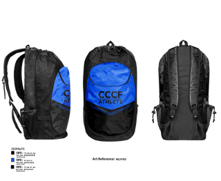 Gear Bag, CCCF, Track & Field, Teamtime, Team time, sublimation, custom sports apparel, team uniforms, spirit wear, spiritwear, sports uniforms, custom shirts, team store, custom team store, fundraiser sports, apparel fundraiser