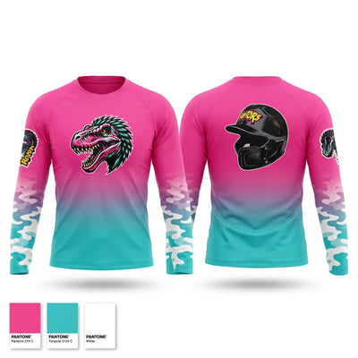 PyroRaptors Long Sleeve Performance Shirt - 1