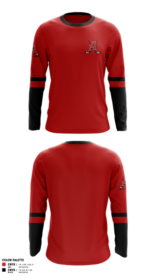 Long Sleeve Performance Shirt, Altoona Youth Hockey Association, Ice Hockey, Teamtime, Team time, sublimation, custom sports apparel, team uniforms, spirit wear, spiritwear, sports uniforms, custom shirts, team store, custom team store, fundraiser sports, apparel fundraiser