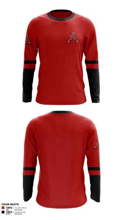 Altoona Youth Hockey Association 83365842 Long Sleeve Performance Shirt 3