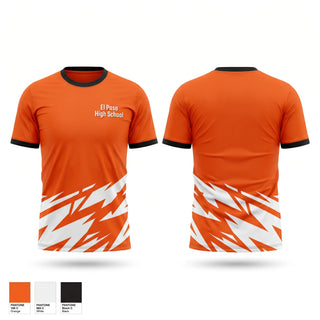 Short Sleeve Performance Shirt, El Paso High School, Tennis, Teamtime, Team time, sublimation, custom sports apparel, team uniforms, spirit wear, spiritwear, sports uniforms, custom shirts, team store, custom team store, fundraiser sports, apparel fundraiser