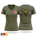Cadott Area Fire & Rescue Women's Short Sleeve V-neck Shirt - 1