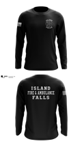 Island Falls Fire & Ambulance Long Sleeve Performance Shirt - 7