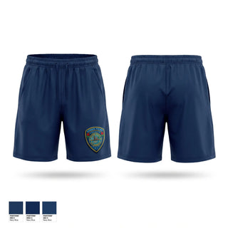 Athletic Shorts With Pockets, Village of Newark police department, Police, Teamtime, Team time, sublimation, custom sports apparel, team uniforms, spirit wear, spiritwear, sports uniforms, custom shirts, team store, custom team store, fundraiser sports, apparel fundraiser