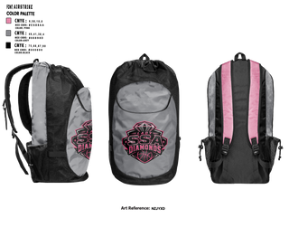 Gear Bag, SSA Lady Diamonds, Women's Basketball, Teamtime, Team time, sublimation, custom sports apparel, team uniforms, spirit wear, spiritwear, sports uniforms, custom shirts, team store, custom team store, fundraiser sports, apparel fundraiser