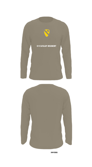Long Sleeve Performance Shirt, 6-9 Cavalry Regiment, , Teamtime, Team time, sublimation, custom sports apparel, team uniforms, spirit wear, spiritwear, sports uniforms, custom shirts, team store, custom team store, fundraiser sports, apparel fundraiser