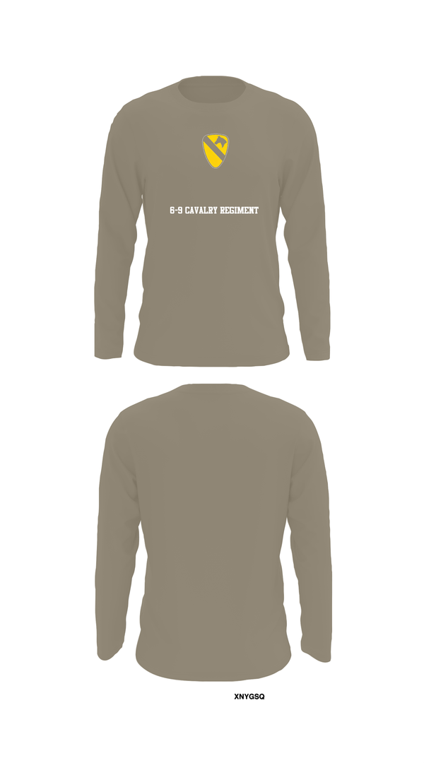 Long Sleeve Performance Shirt, 6-9 Cavalry Regiment, , Teamtime, Team time, sublimation, custom sports apparel, team uniforms, spirit wear, spiritwear, sports uniforms, custom shirts, team store, custom team store, fundraiser sports, apparel fundraiser