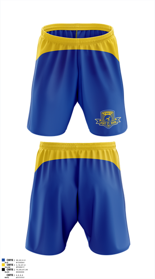 Mens Soccer Shorts, Port St John United Soccer Club, Men's Soccer, Teamtime, Team time, sublimation, custom sports apparel, team uniforms, spirit wear, spiritwear, sports uniforms, custom shirts, team store, custom team store, fundraiser sports, apparel fundraiser