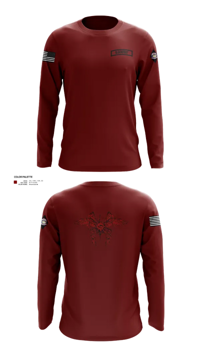 Blackfoot 2nd platoon 36446718 Long Sleeve Performance Shirt 102