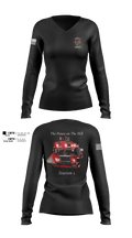 Bohemia fire department 87971345 Women's Long Sleeve V-neck Shirt - 102
