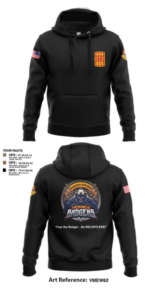 Hoodie, Honey Badgers / 30X, Army, Teamtime, Team time, sublimation, custom sports apparel, team uniforms, spirit wear, spiritwear, sports uniforms, custom shirts, team store, custom team store, fundraiser sports, apparel fundraiser