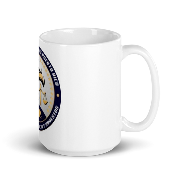 Inteligencia San Juan 93190518 White Glossy Mug - Small