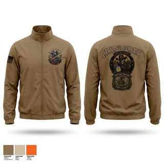 Windbreaker, Carnage Company, Army, Teamtime, Team time, sublimation, custom sports apparel, team uniforms, spirit wear, spiritwear, sports uniforms, custom shirts, team store, custom team store, fundraiser sports, apparel fundraiser