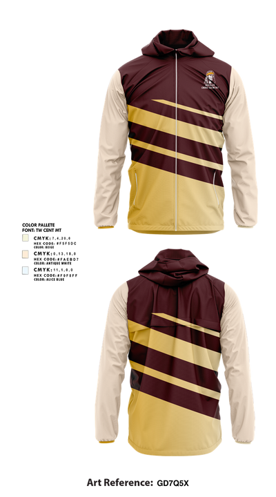 Nogales High School Cross Country 94430638 Windbreaker - 2