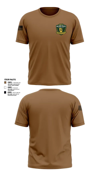 Short Sleeve Performance Shirt, 257th Military Police Company, National Guard, Teamtime, Team time, sublimation, custom sports apparel, team uniforms, spirit wear, spiritwear, sports uniforms, custom shirts, team store, custom team store, fundraiser sports, apparel fundraiser