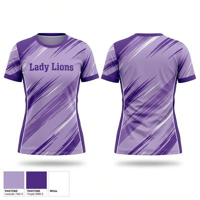 Lady Lions Soft Poly Tee Cotton Like Feel - 1