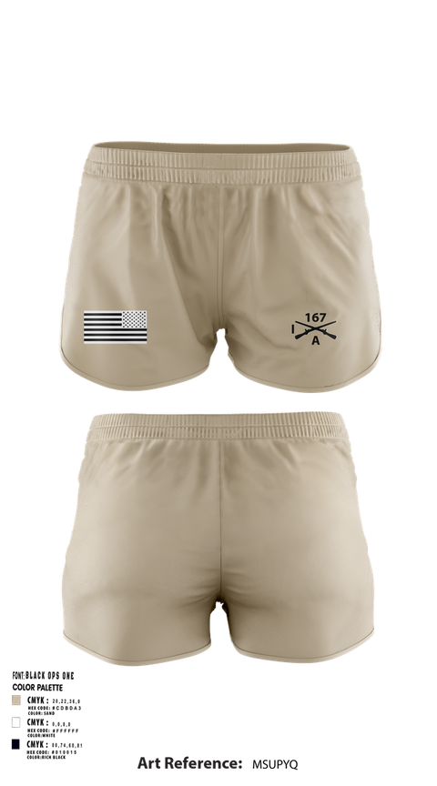 Ranger Panties, A Co 1/167, Army, Teamtime, Team time, sublimation, custom sports apparel, team uniforms, spirit wear, spiritwear, sports uniforms, custom shirts, team store, custom team store, fundraiser sports, apparel fundraiser